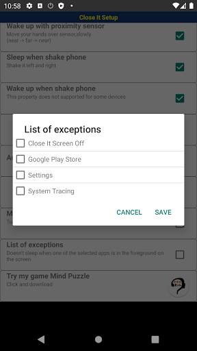Close It (Power Button Helper) 4 تصوير الشاشة
