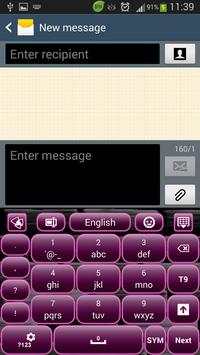 Dark Plum Keyboard screenshot 6