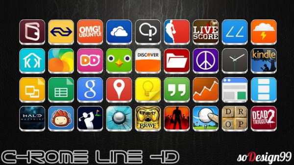Chrome Line Lite - Icon Pack screenshot 9