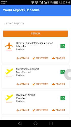 World Airports Schedule screenshot 2