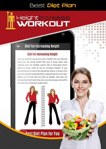 Height Increase Exercise, Girls Home Workout screenshot 6