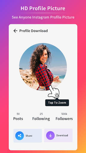 Profile picture Downloader for Instagram screenshot 2