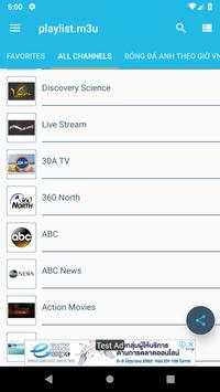 iSea IPTV - M3U playlist screenshot 3