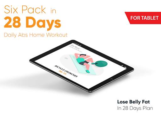 Six Pack in 28 days - Daily Abs Home Workout screenshot 8