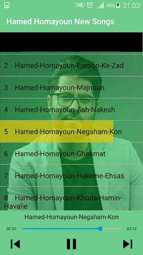 جديد اهنك حامد همايون - Hamed Homayoun New Music screenshot 4
