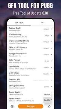 GFX Tool for PUBG - free tool for pubg screenshot 1