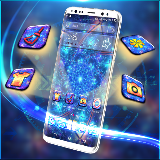 Fractal Glow Launcher Theme icon