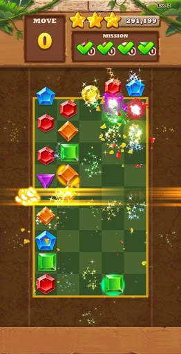 Jungle Gem Blast Magic Puzzle Game screenshot 5