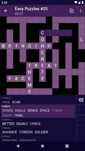 Fill-In Crosswords screenshot 5