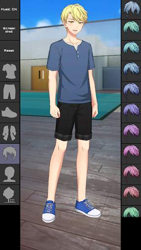 Highschool Boy Makeover - Anime Dress Up Games screenshot 2