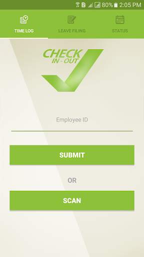 CheckInOut Lite screenshot 1