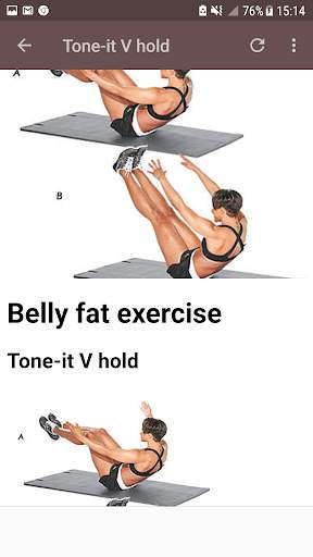 Belly Fat Exercises screenshot 5