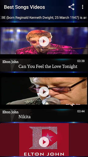 ELTON JHON - Offline MP3 & Video Album Collection screenshot 14