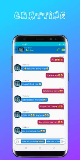 Tom's Talking Chat 📱 Fake Video Call screenshot 3