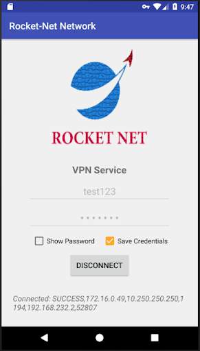 Rocket-Net Network VPN 2 تصوير الشاشة