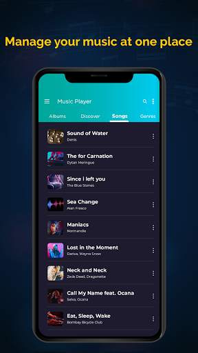 Simple Default Music Player & Equalizer screenshot 5