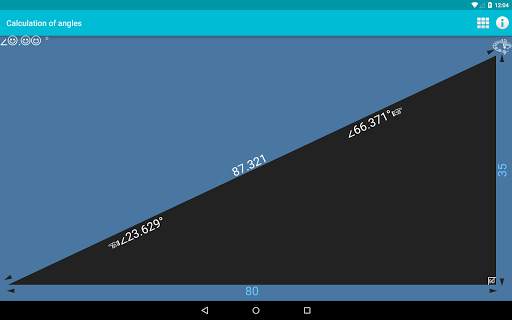 Calculation of angles 6 تصوير الشاشة