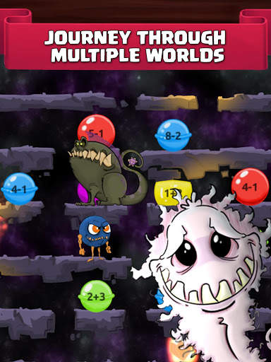 Monster Math - Math facts learning app for kids 7 تصوير الشاشة