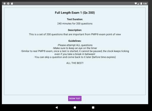 2021 PMP® Exam Simulator PMBOK® 6th Edition screenshot 11