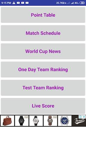 Cricket World Cup 2019 screenshot 1