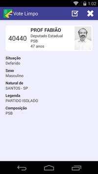 Vote Limpo screenshot 5