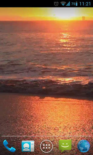 Sunset Beach Live Wallpaper HD screenshot 3