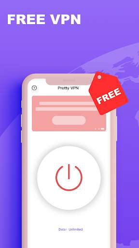 Free VPN & Secure Proxy - Pretty VPN screenshot 1
