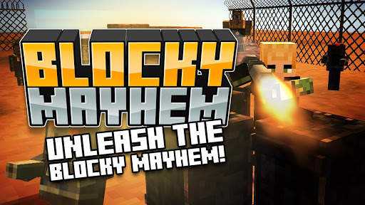 Blocky Mayhem: New Shooting Arcade Game screenshot 1