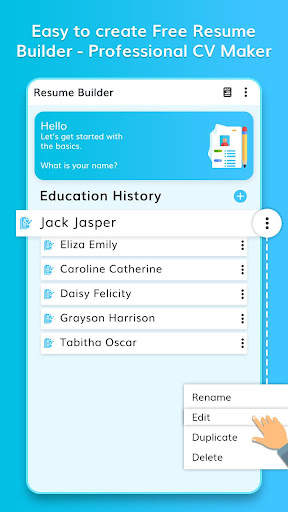 Resume Builder - Professional CV Maker screenshot 4