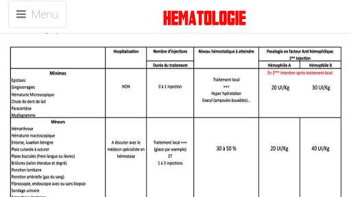 Hématologie screenshot 10