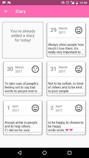 My Special Diary screenshot 2