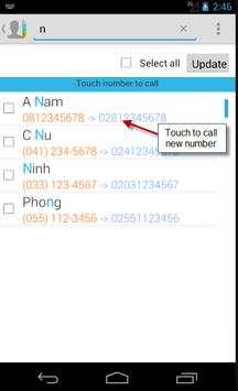 Update Phone Code screenshot 2