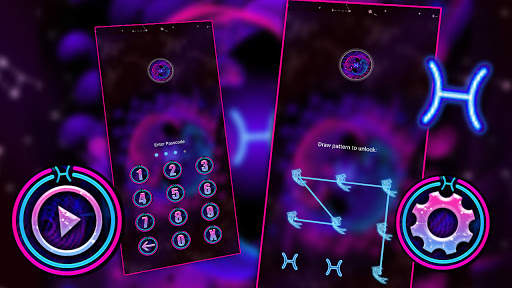 Pisces Zodiac Launcher Theme screenshot 4