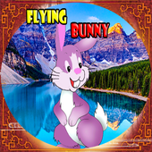 Flying Bunny : game kid game icon