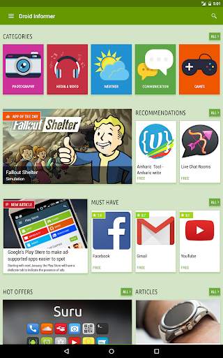 Droid Informer 13 تصوير الشاشة
