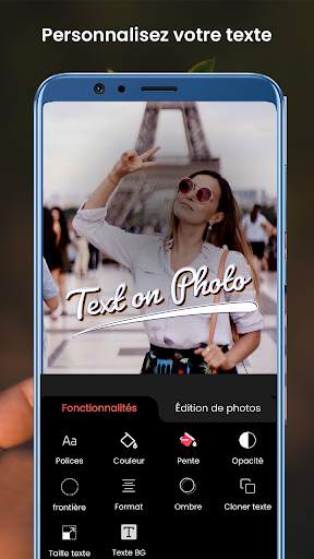 Texte sur photo screenshot 3