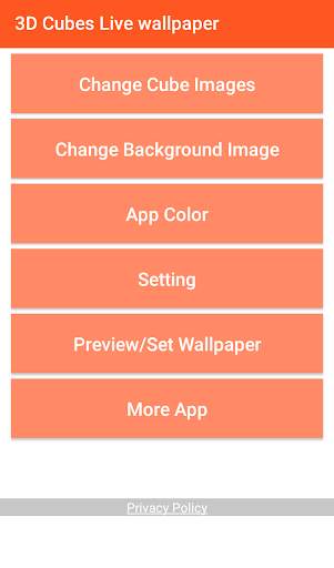 3d cube photo live wallpaper with background screenshot 8