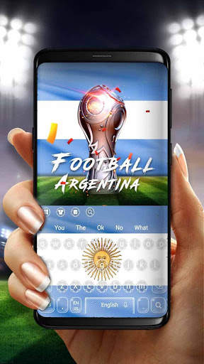Argentina Sepak bola Keyboard screenshot 1