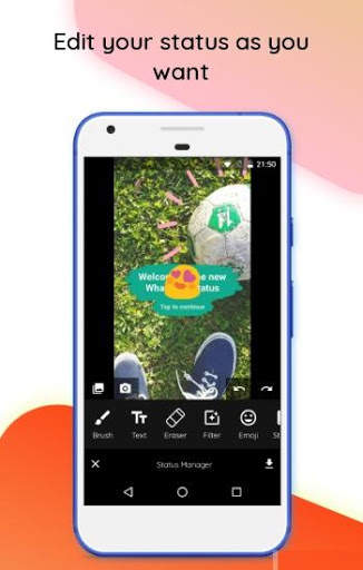 Status Saver for WhatsApp - Download, Edit, Share screenshot 3