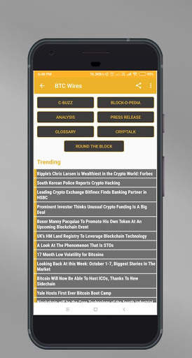 BTC Wires - Cryptocurrency & Blockchain News screenshot 6