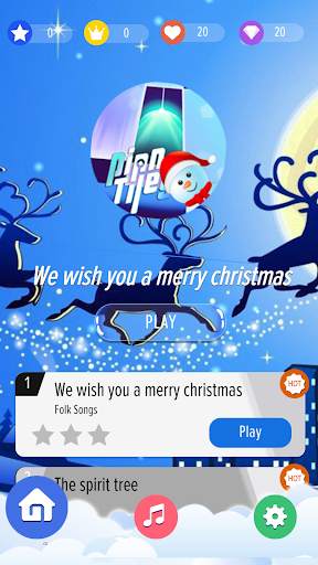 Christmas piano tiles screenshot 1