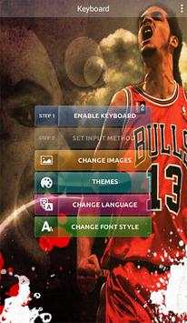 Chicago Bulls Keyboard screenshot 1
