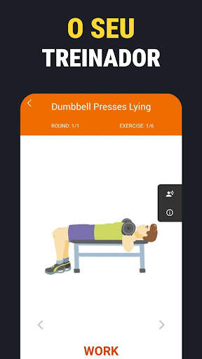 Exercícios com halteres screenshot 2