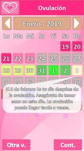 App de Ovulación Español screenshot 5