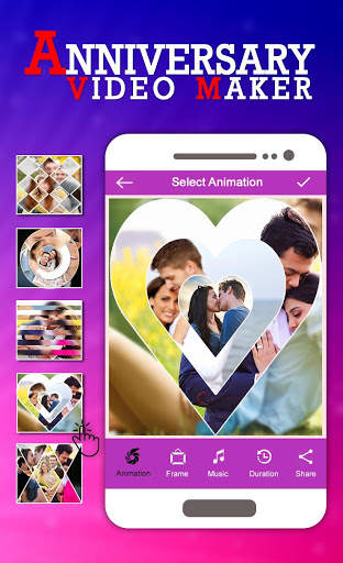 Anniversary Video Maker with Song & Music screenshot 2