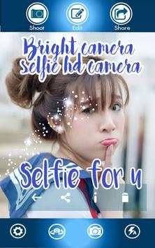 Selfie Bright Camera HD 1 تصوير الشاشة