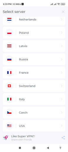 Super Power VPN screenshot 3