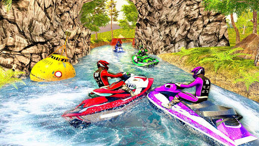 Water Jet Ski Boat Racing 3D screenshot 13
