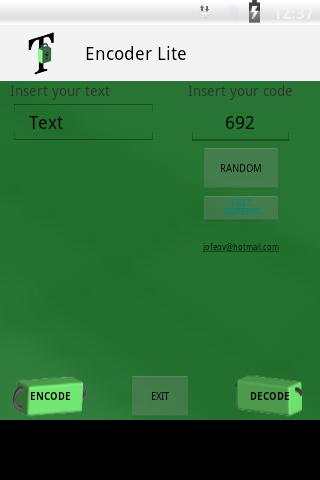 Encoder secret texts Lite screenshot 1