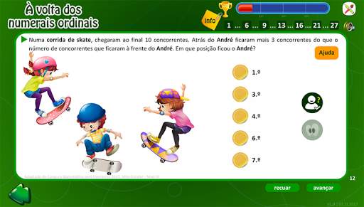 À volta dos numerais ordinais screenshot 4